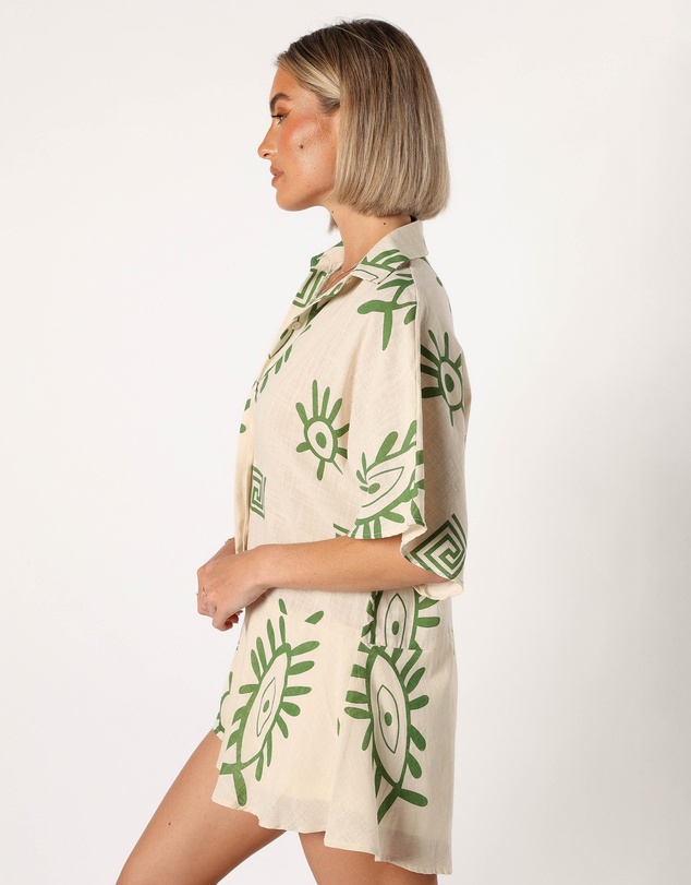 Petal & Pup - Sebastian Playsuit - Green Print