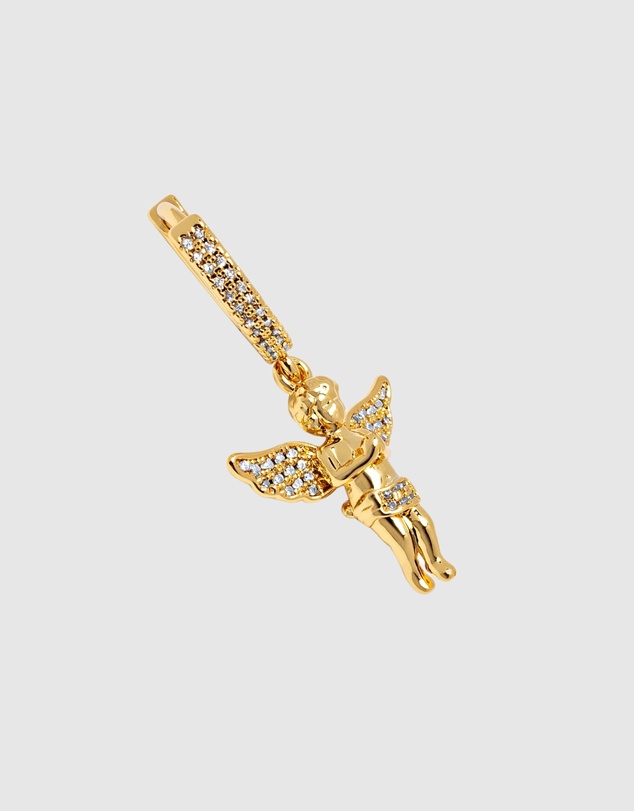 Nialaya Jewellery - Women's Golden Angel Earrings