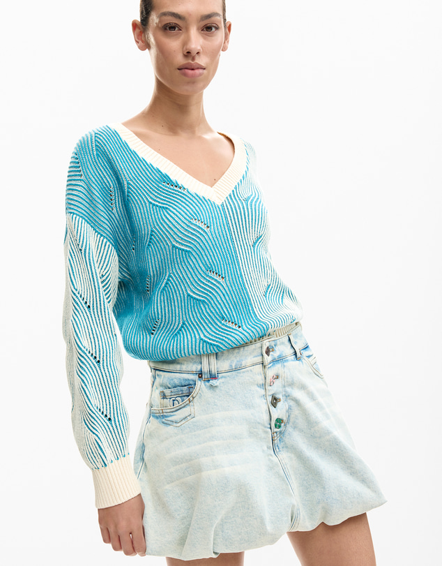 Desigual - Short Denim Skirt