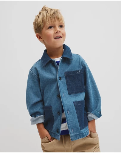 Country Road - Patch Detail Denim Jacket