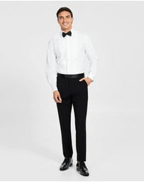 Tarocash - Pleated Front Tuxedo Shirt