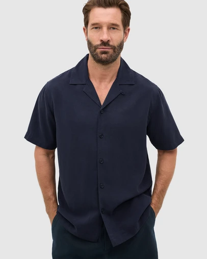 Seed Heritage - S/S Camp Collar Shirt
