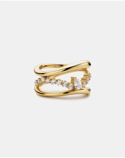 Ania Haie - Gold Sparkle Ring