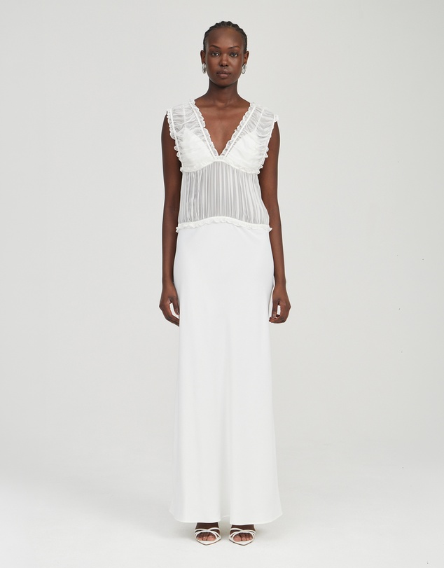 Third Form - Held Floor Length Dress