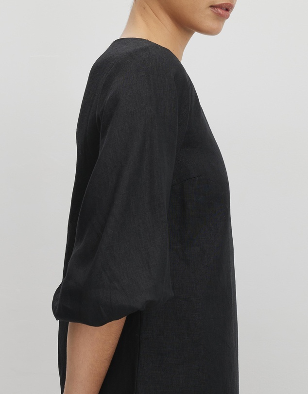 AERE - Eloise Linen Mini Shift Dress