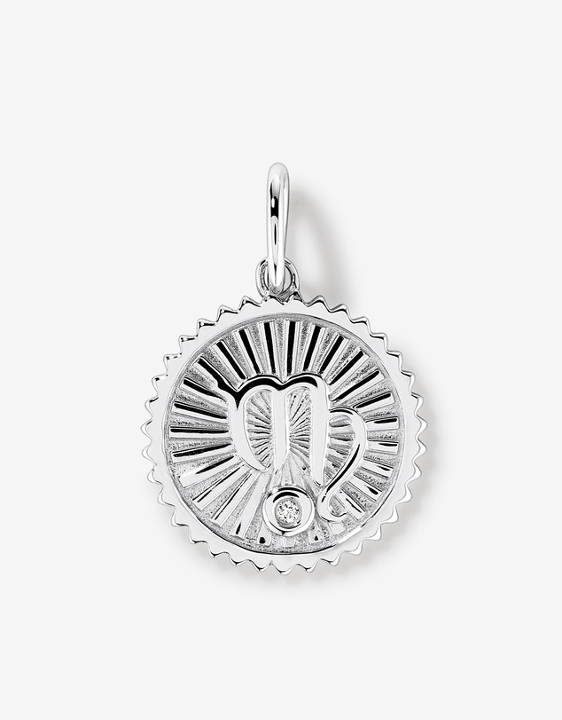 Michael Hill - Diamond Accent Virgo Zodiac Pendant in Sterling Silver