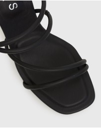 Betts - Cleopatra High-Heeled Strappy Mules