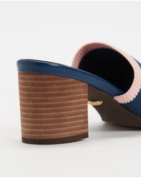 Vionic - Fleur Heeled Sandal - Dark Blue