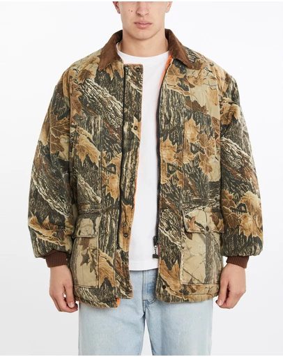 Vintage by The Real Deal - Pre Loved - Vintage 90s Realtree Camo Reversible Jacket