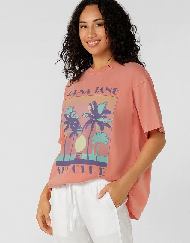 Lorna Jane - Vacation Washed Boyfriend T-Shirt