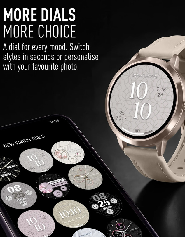 Reflex Active - Spectra 300R Steel Mink Smart Watch
