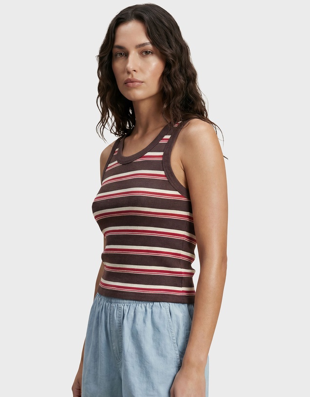 Academy Brand - Essential Stripe Rib Tank
