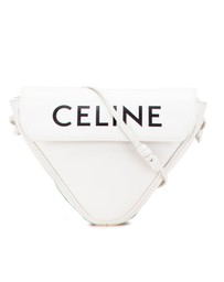 Pre-Loved by Azura Reborn - Pre-Loved Smooth Calfskin Logo Triangle Crossbody