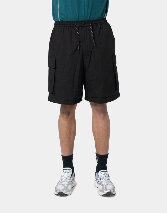 PYRA - HELIX  CARGO SHORT- BLACK