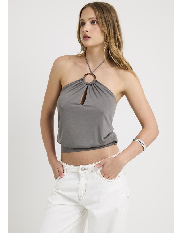 Insight - Gabriette Halter Ring Top