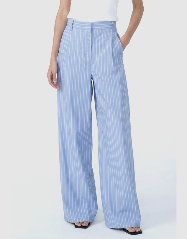 Karl Lagerfeld - Autograph Striped Poplin Pants
