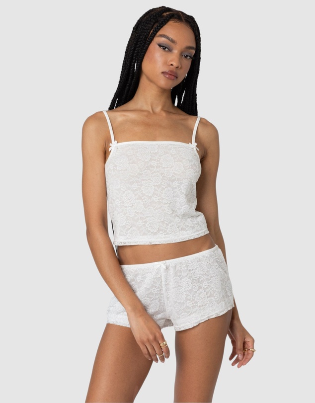 EDIKTED - Love Lace Tank Top
