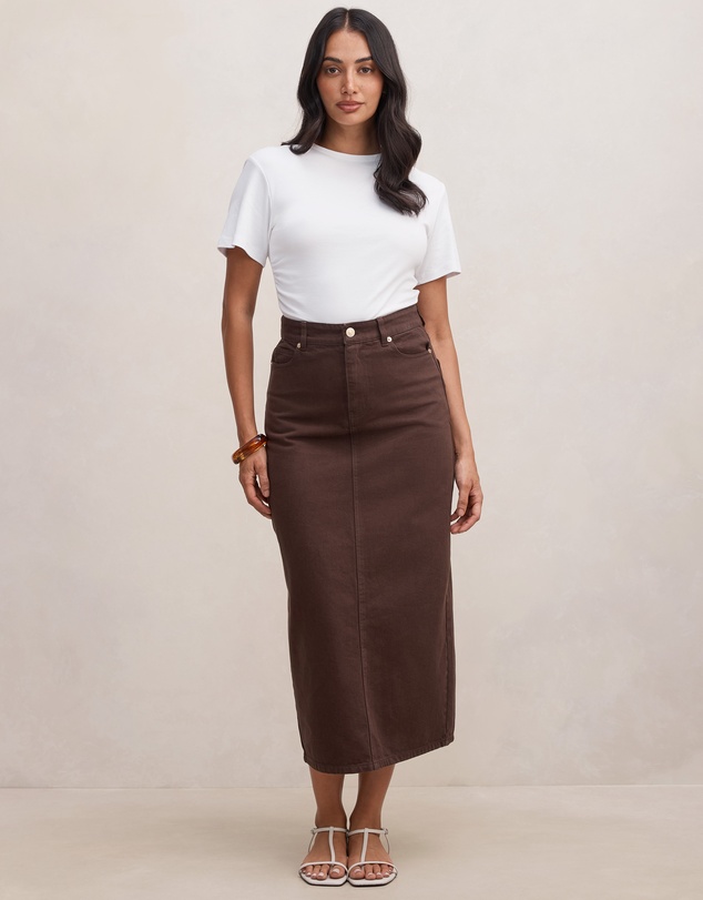 Forever New - Paloma Denim Maxi Skirt