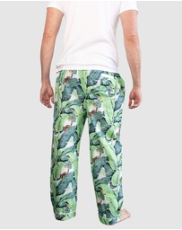 Sant And Abel - Men's Martinique® Green Banana Leaf PJ Pants