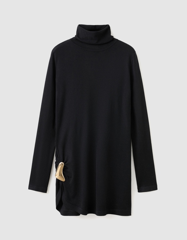 M.N.G - High Neck Sweater With Clasp
