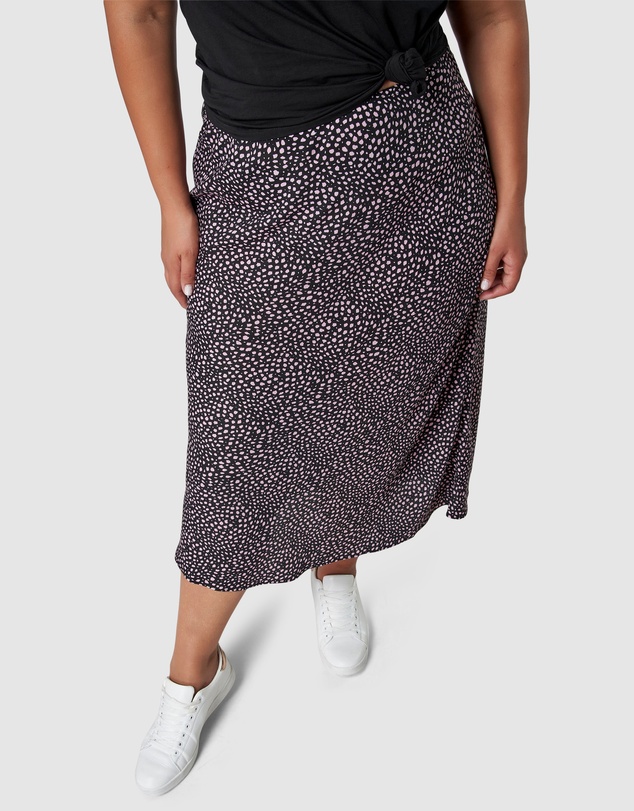 Something 4 Olivia - Catalina Print Midi Skirt