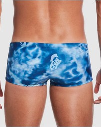 Nike - Hydrastrong Multi Print Blue Square Leg Brief