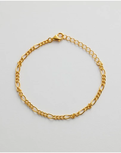SAINT VALENTINE - Figaro Chain Bracelet - Gold