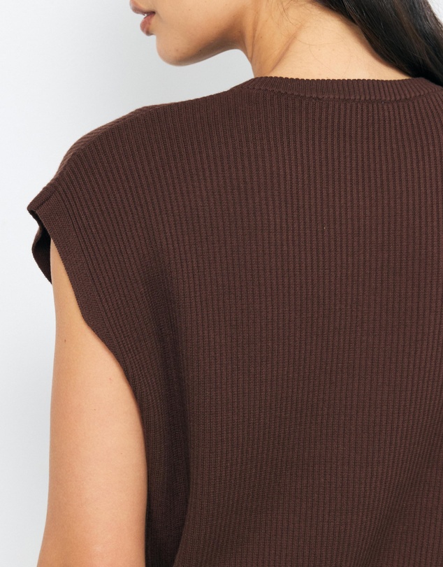 AERE - April Organic Cotton Knit Vest