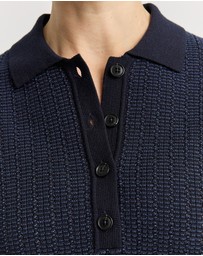 Toorallie - Pointelle Knit Polo