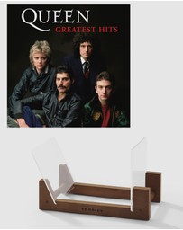 Universal Music - Queen Greatest Hits - Double Vinyl Album & Crosley Record Storage Display Stand