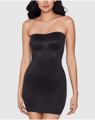 Miraclesuit Shapewear - Convertible-to-Strapless Multiway Shaping Slip Dress