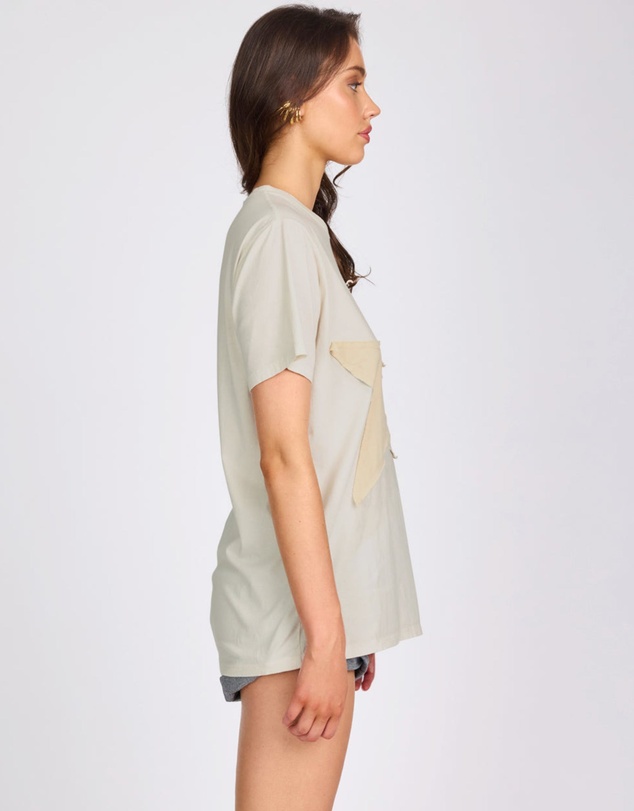 ONE TEASPOON - Shadow Star Boyfriend Tee - Cream