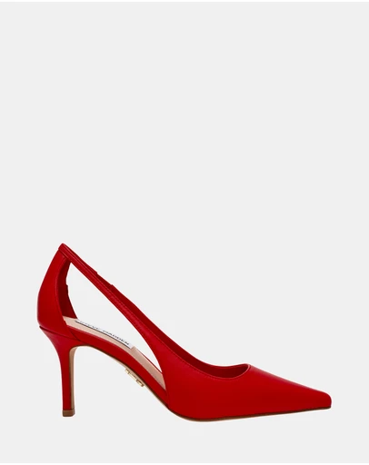 Steve Madden - Altra Red Leather Heels