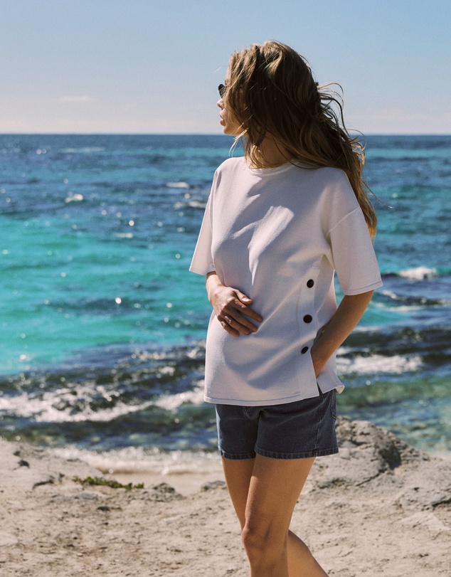 Soon Maternity - Heaven Denim Shorts