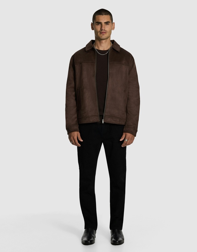 yd. - Sutherland Faux Suede Jacket