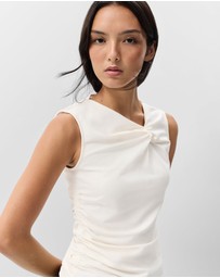UNISON - Knot Detail Sleeveless Tee