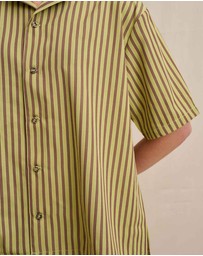 BY JOHNNY. - Pear Stripe Shirt