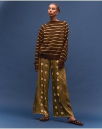 KINGA CSILLA - Umore Stripe Knit Jumper