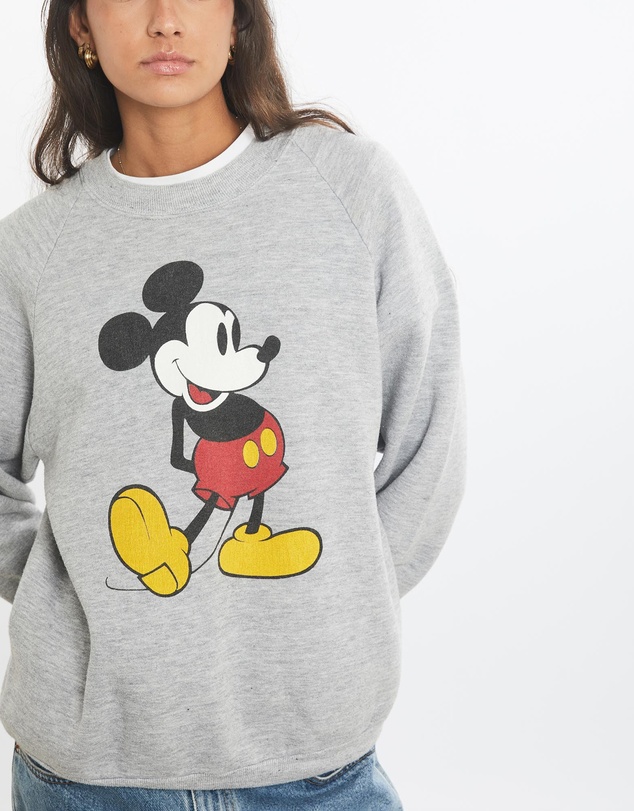 Vintage by The Real Deal - Pre Loved - Vintage 80s Disney Mickey Mouse Sweatshirt