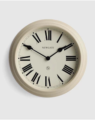 Newgate - Newgate Notting Hill Wall Clock-Vanilla Cream