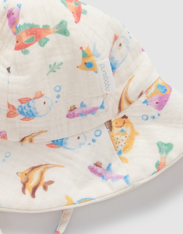 Purebaby - Fancy Fish Hat -Kids-Babies