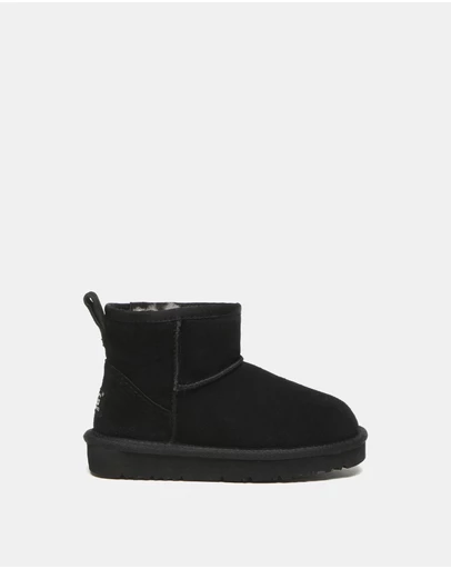 EVERAU - Australian Shepherd Ugg Noel Kids Mini Cow Suede Upper UGG Boots
