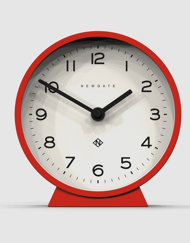 Newgate - Newgate M Mantel Clock Fire Engine Red