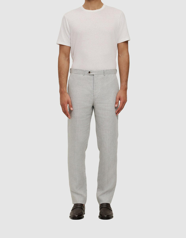 Trenery - Linen Herringbone Trouser