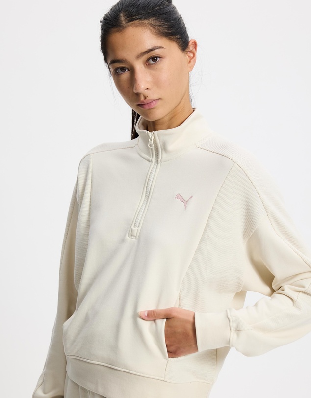 Puma - Class Relaxed Half-Zip Crew
