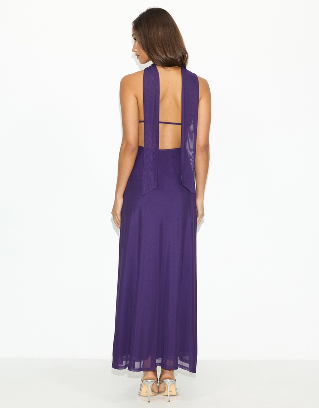 Dazie - Temptation Scarf Detail Maxi Dress