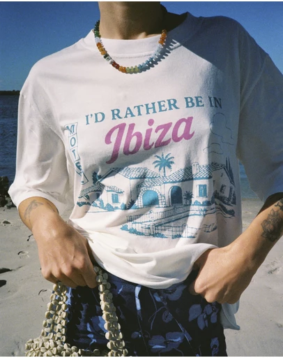 THE TALES - I'd Rather Be In Ibiza Street Tee