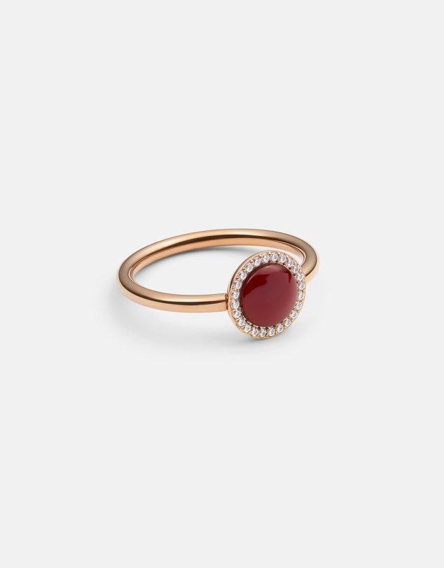 Daniel Wellington - Audrey Ring Red Agathe