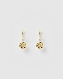 Arms Of Eve - Estrella Gold & Zircon Hoop Huggies