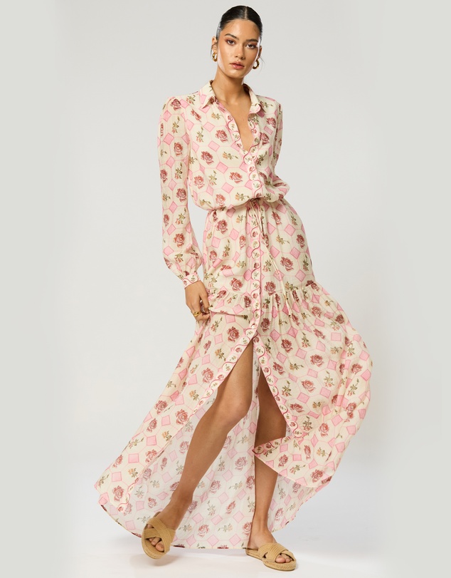 Winona - Mabel Button Maxi Dress 